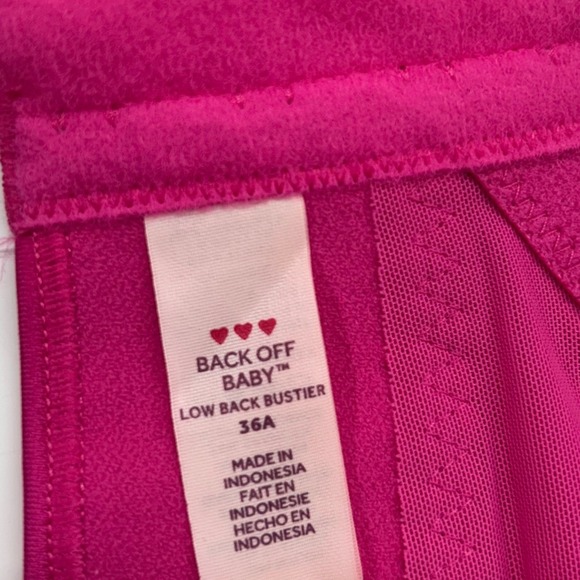 Victoria's Secret Low Back Bustier Corset Women's Size 36A Pink Coquette Y2K - Picture 6 of 8